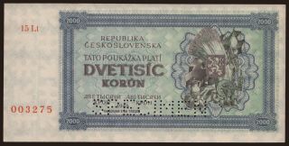 2000 korun, 1945