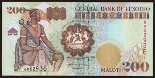 200 maloti, 2001