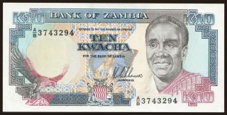 10 kwacha, 1989