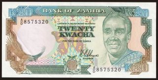 20 kwacha, 1989