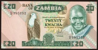20 kwacha, 1980