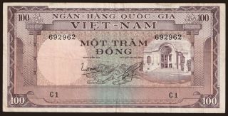100 dong, 1966