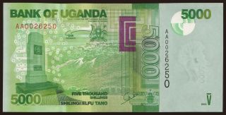 5000 shillings, 2010