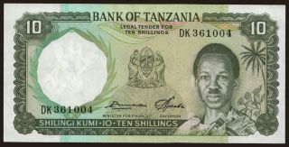 10 shillings, 1966