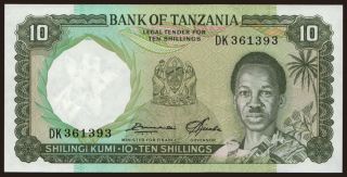 10 shillings, 1966