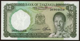 10 shillings, 1966