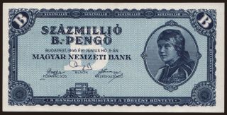 100.000.000 B-pengő, 1946