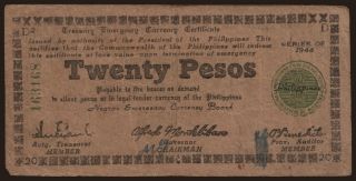 Negros, 20 pesos, 1944