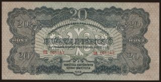 20 pengő, 1944