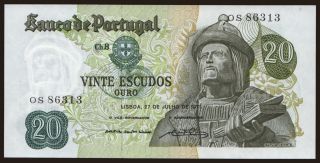 20 escudos, 1971