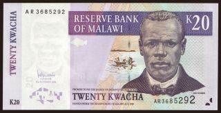 20 kwacha, 2006