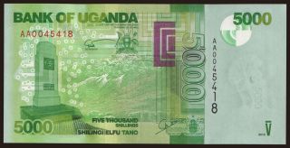 5000 shillings, 2010