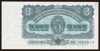 3 koruny, 1961