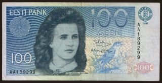100 krooni, 1991