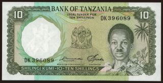 10 shillings, 1966