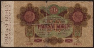 50 korun, 1919