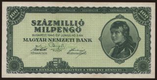 100.000.000 milpengő, 1946