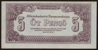 5 pengő, 1944