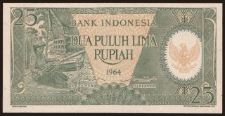 25 rupiah, 1964