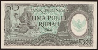 50 rupiah, 1964
