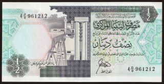 1/2 dinar, 1990