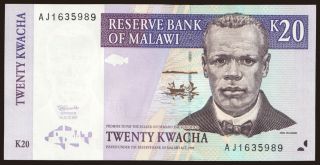 20 kwacha, 1997