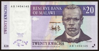 20 kwacha, 1997