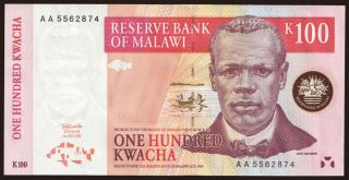 100 kwacha, 1997