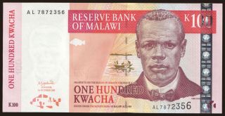100 kwacha, 2001