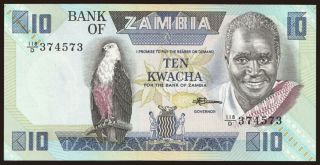 10 kwacha, 1980