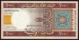 200 ouguiya, 2004