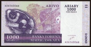 1000 ariary, 2004