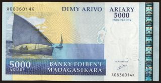 5000 ariary, 2003