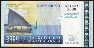 5000 ariary, 2007