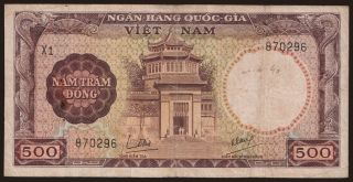 500 dong, 1964