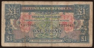 British Armed Forces, 1 pound, 1946
