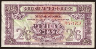 British Armed Forces, 2 shillings 6 pence, 1948