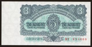 3 koruny, 1961