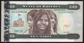 10 nakfa, 1997