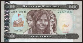 10 nakfa, 1997