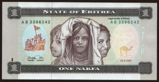 1 nakfa, 1997