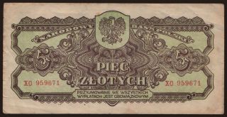 5 zlotych, 1944
