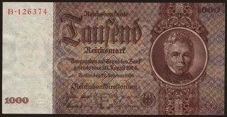 1000 Reichsmark, 1936, E/B