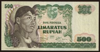 500 rupiah, 1968