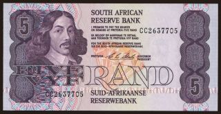 5 rand, 1990