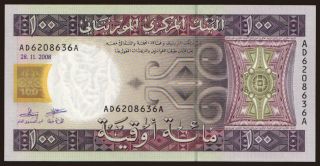 100 ouguiya, 2008
