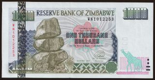1000 dollars, 2003