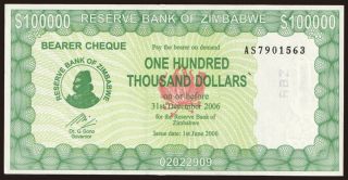 100.000 dollars, 2006