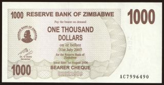 1000 dollars, 2006
