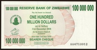 100.000.000 dollars, 2008